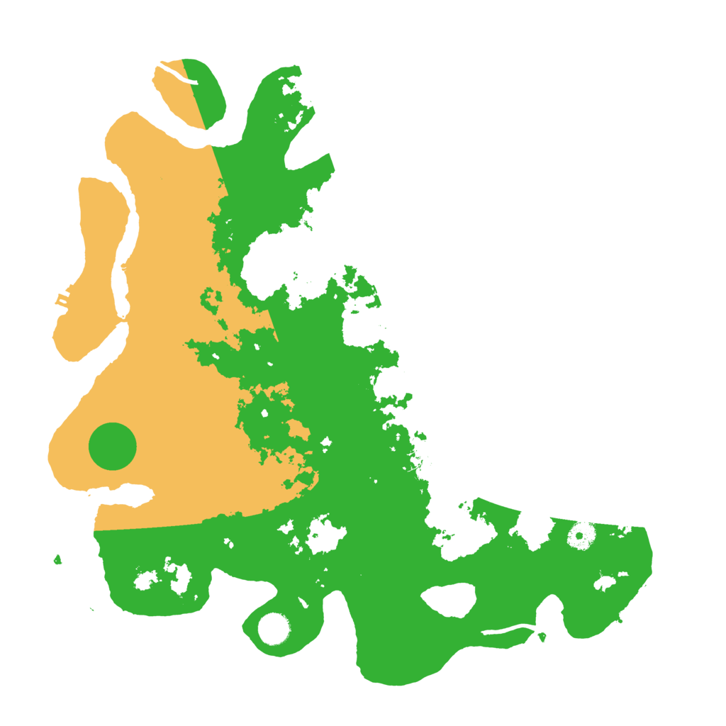 Biome Rust Map: Procedural Map, Size: 4000, Seed: 442029252