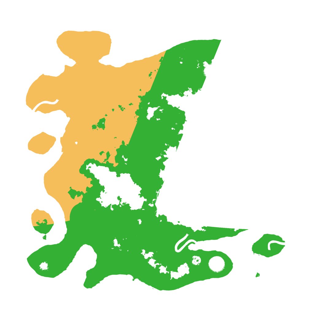 Biome Rust Map: Procedural Map, Size: 3500, Seed: 967020854