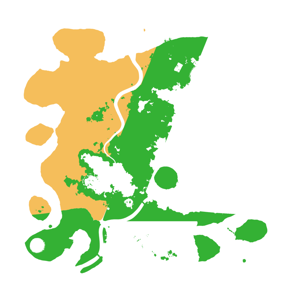 Biome Rust Map: Procedural Map, Size: 3500, Seed: 967020854