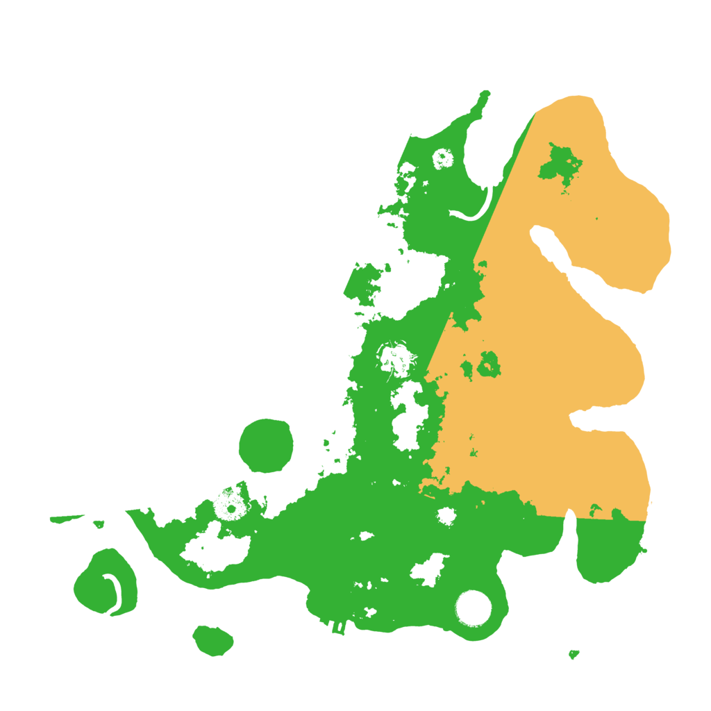 Biome Rust Map: Procedural Map, Size: 3500, Seed: 1289521994