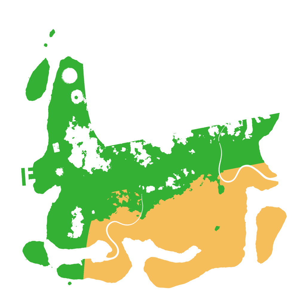 Biome Rust Map: Procedural Map, Size: 3500, Seed: 97112020