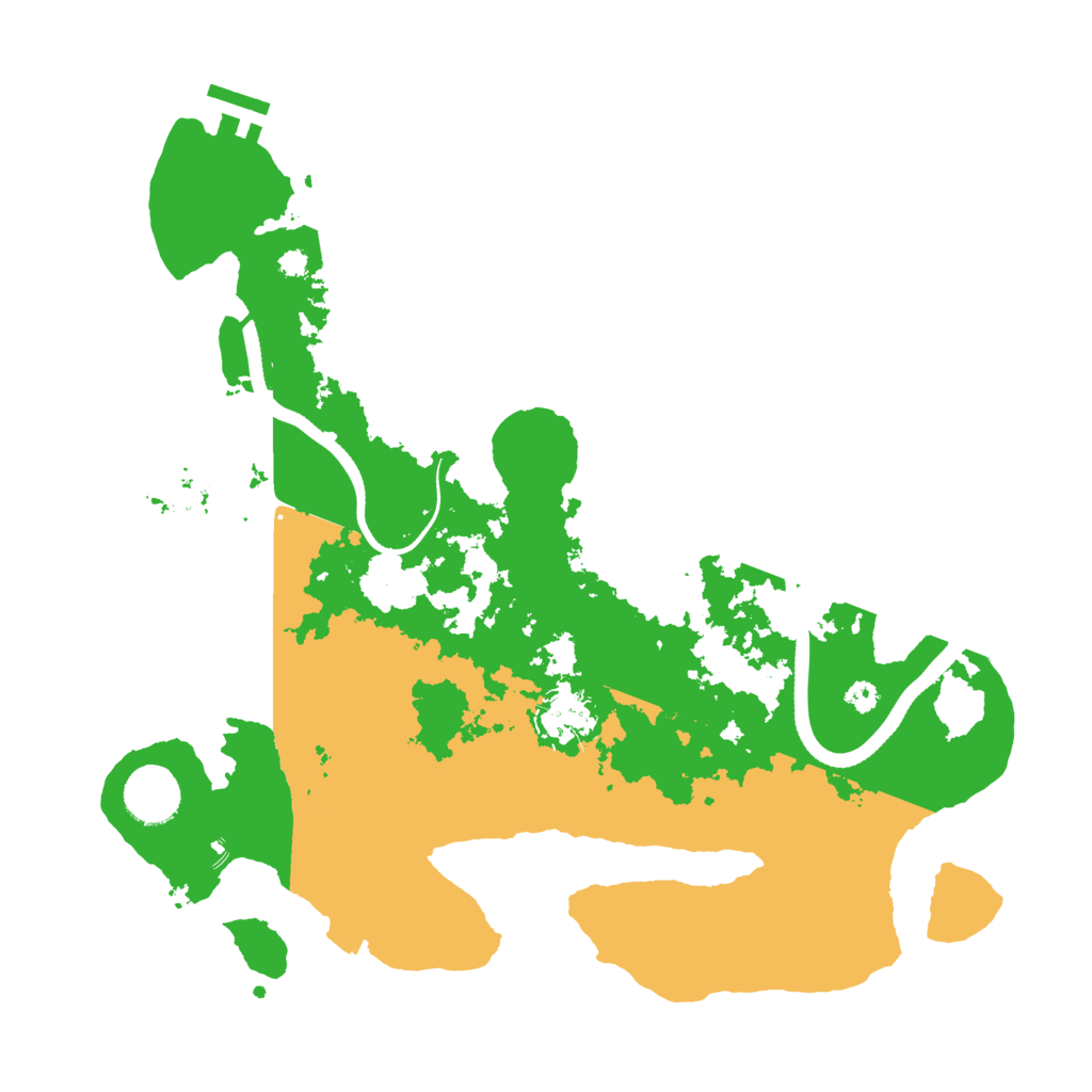 Biome Rust Map: Procedural Map, Size: 3500, Seed: 449995583