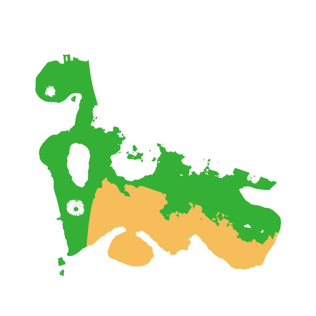 Biome Rust Map: Procedural Map, Size: 2800, Seed: 1627996775