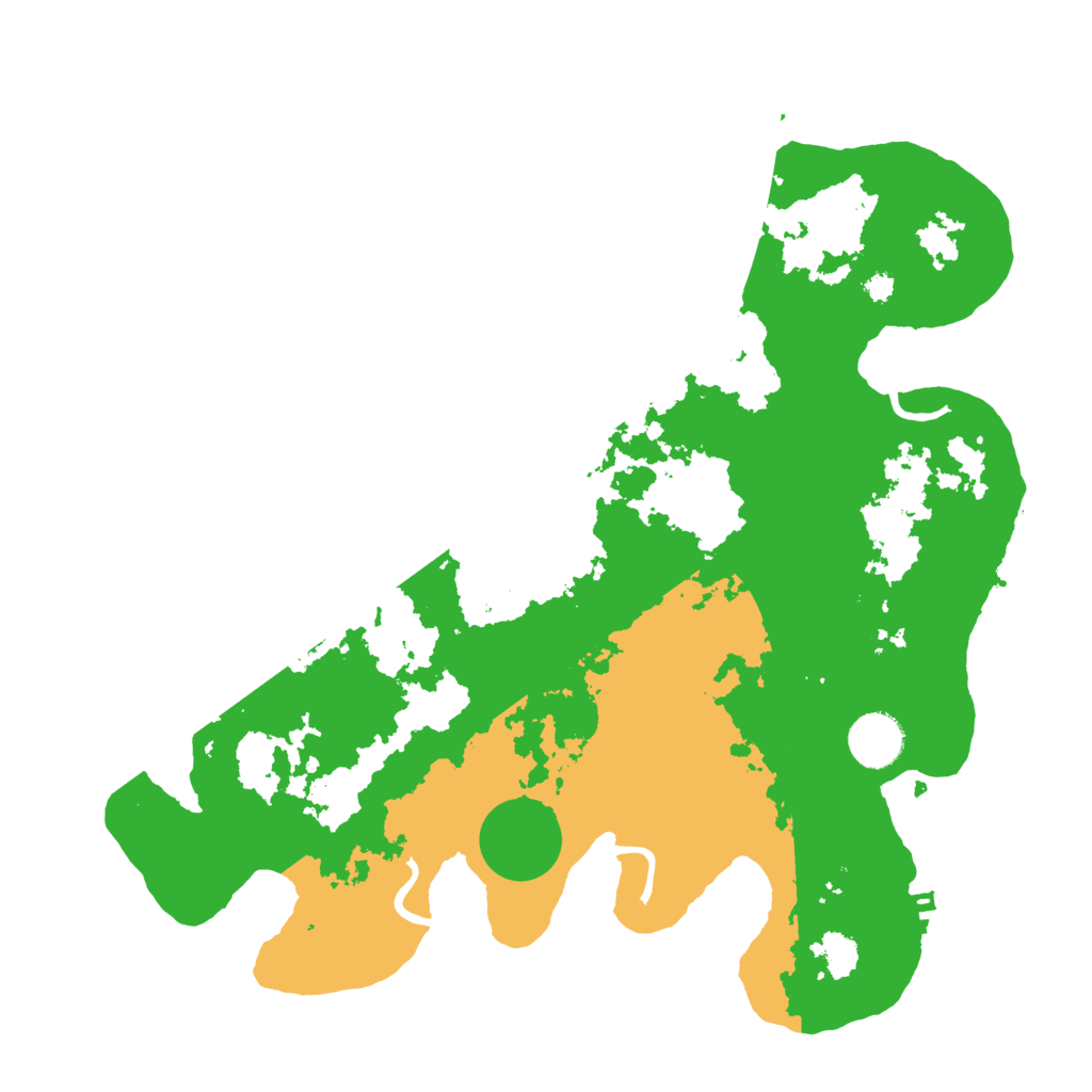 Biome Rust Map: Procedural Map, Size: 3500, Seed: 87581590