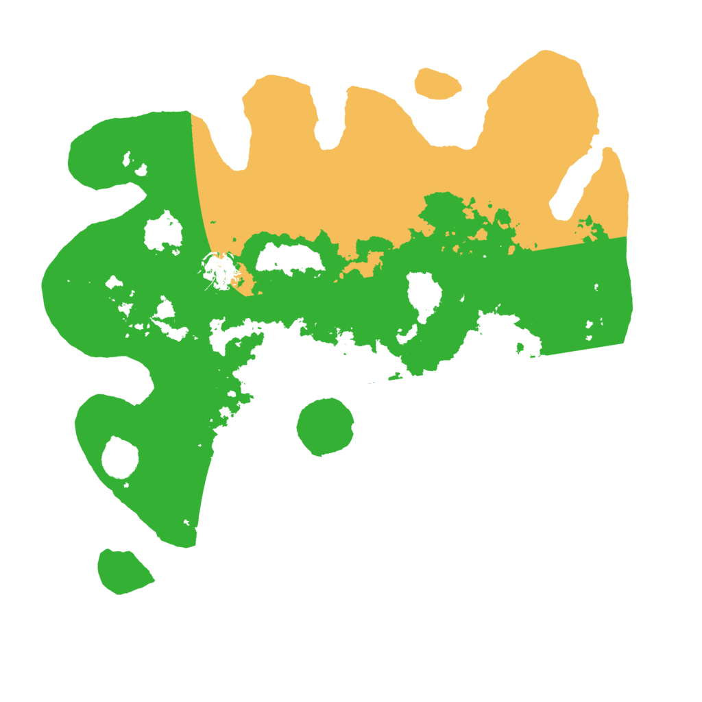 Biome Rust Map: Barren, Size: 3500, Seed: 733509362