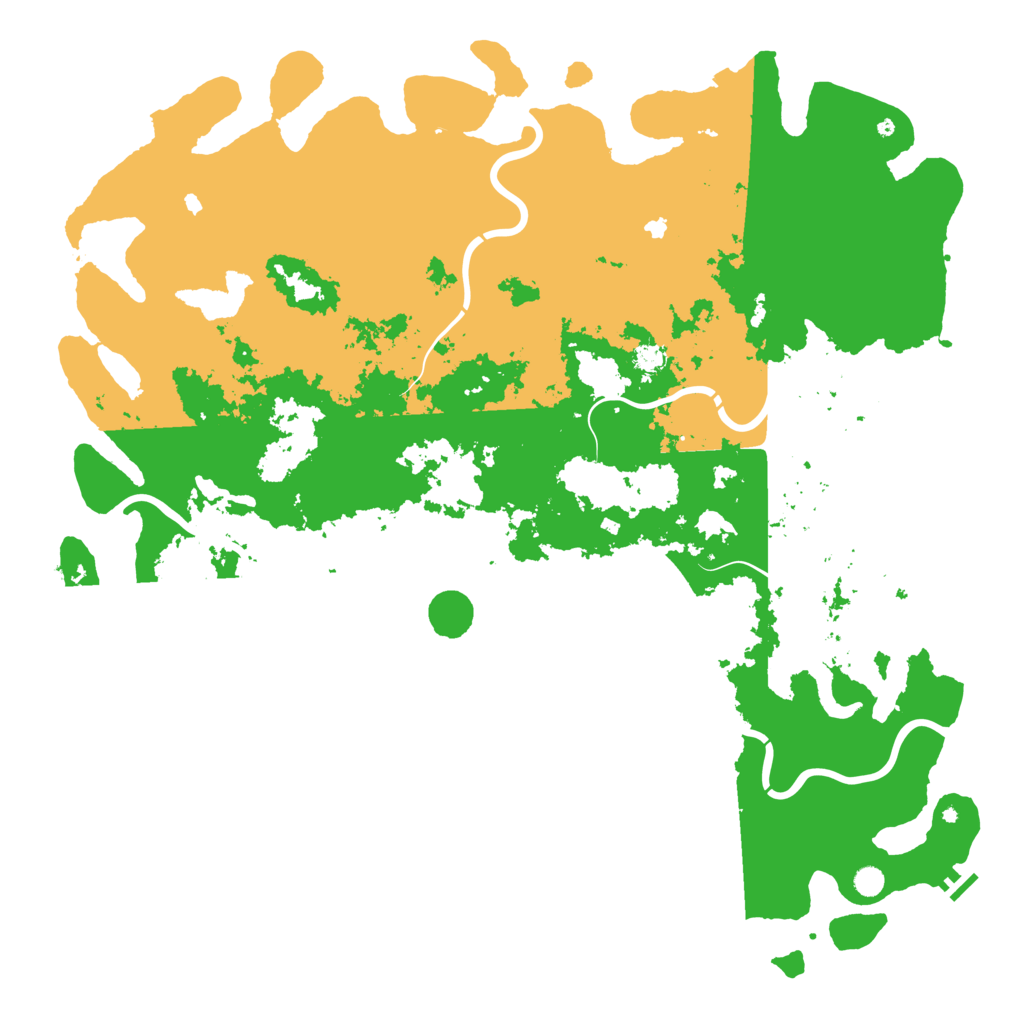 Biome Rust Map: Procedural Map, Size: 6000, Seed: 552838547