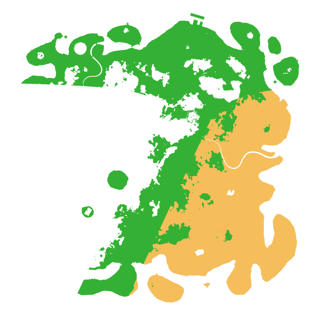 Biome Rust Map: Procedural Map, Size: 4500, Seed: 1427149002