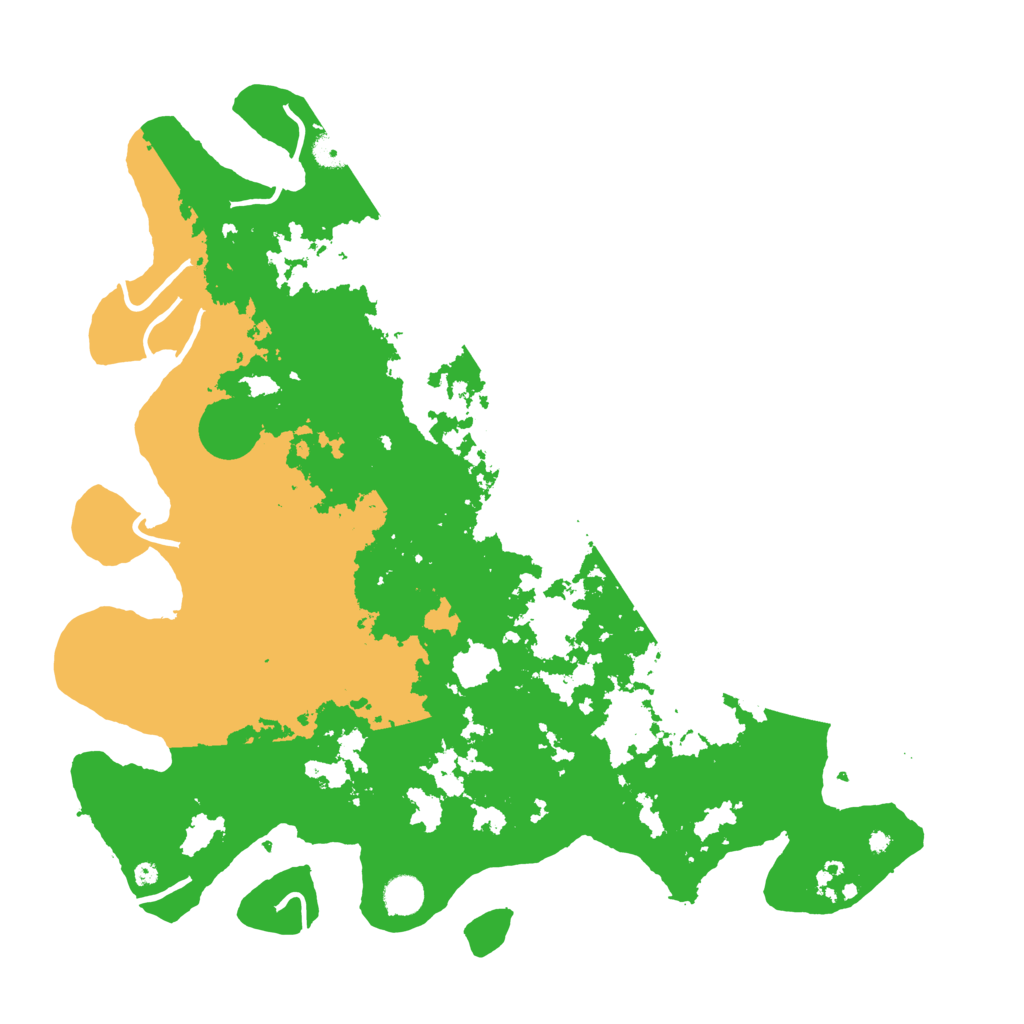 Biome Rust Map: Procedural Map, Size: 4500, Seed: 14190