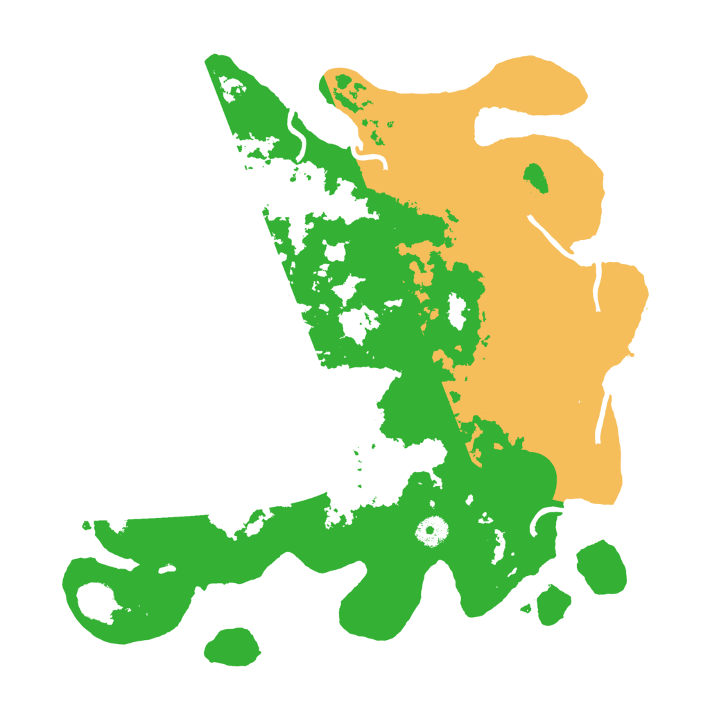 Biome Rust Map: Procedural Map, Size: 3500, Seed: 79706009