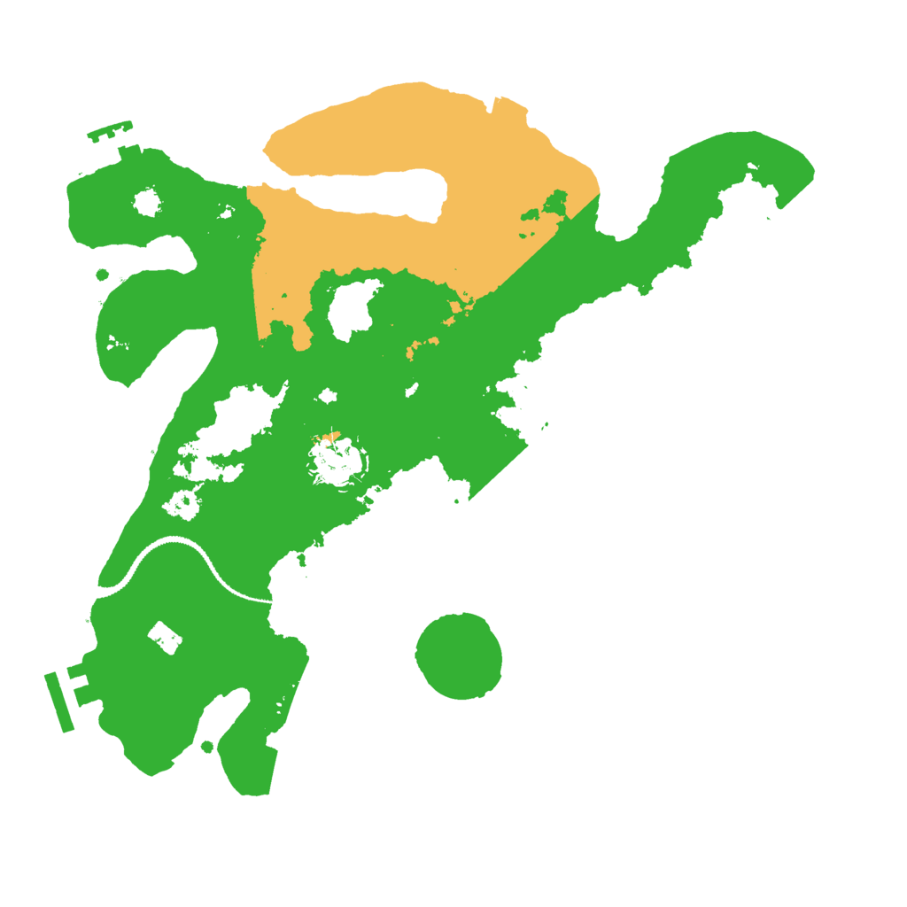 Biome Rust Map: Procedural Map, Size: 3000, Seed: 15516