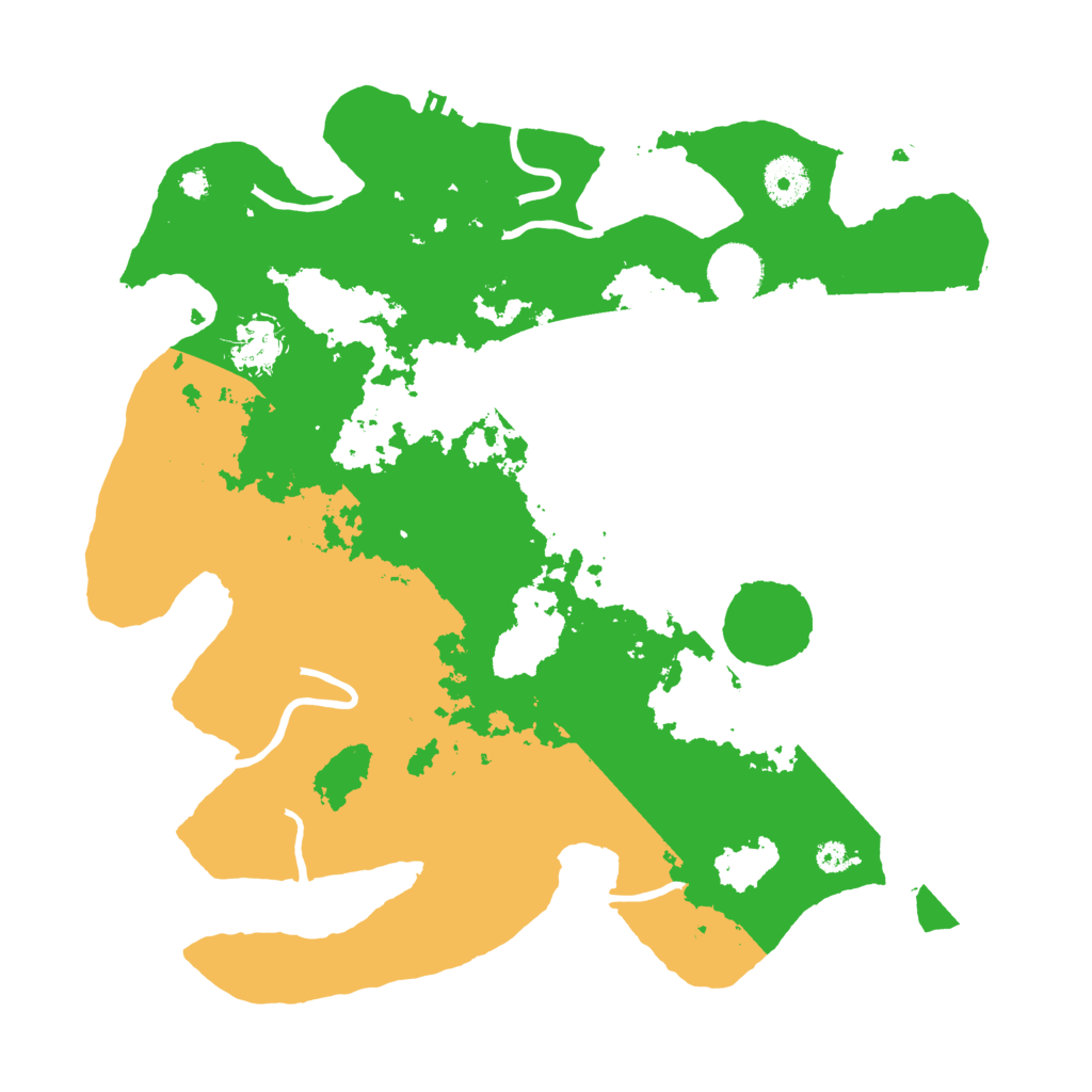 Biome Rust Map: Procedural Map, Size: 3500, Seed: 1441605687