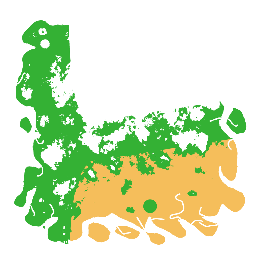 Biome Rust Map: Procedural Map, Size: 5000, Seed: 66324