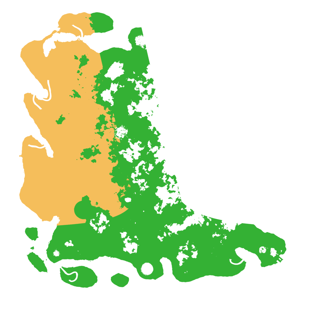 Biome Rust Map: Procedural Map, Size: 4500, Seed: 1339903771