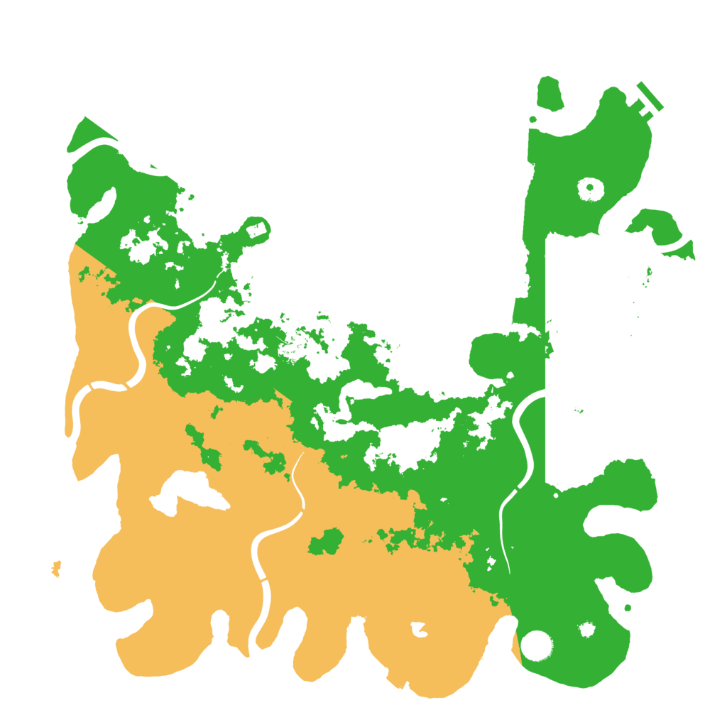 Biome Rust Map: Procedural Map, Size: 4250, Seed: 127645480