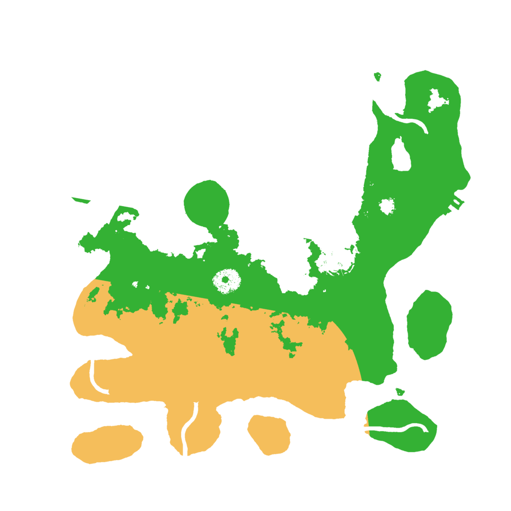 Biome Rust Map: Procedural Map, Size: 3000, Seed: 5042637