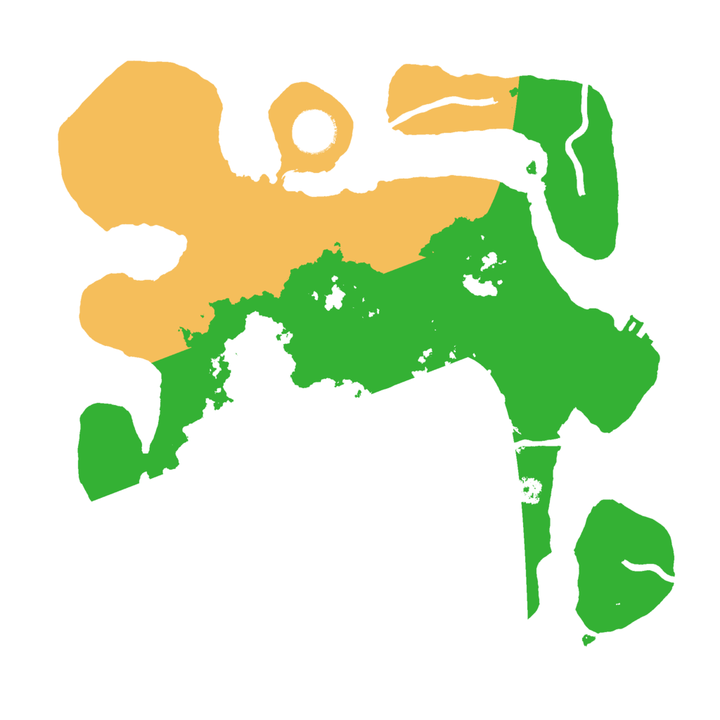 Biome Rust Map: Procedural Map, Size: 2900, Seed: 17434