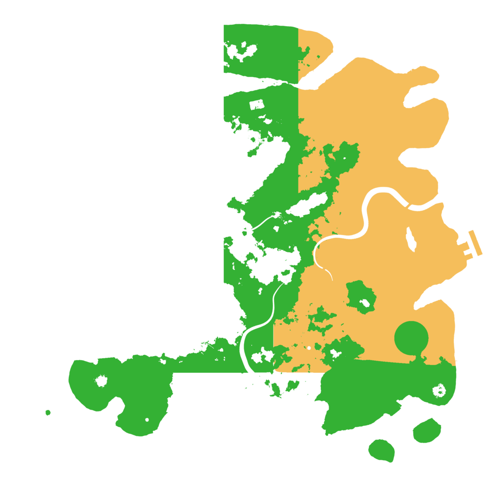 Biome Rust Map: Procedural Map, Size: 3850, Seed: 22903