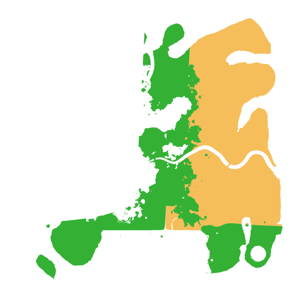 Biome Rust Map: Procedural Map, Size: 3500, Seed: 6171350