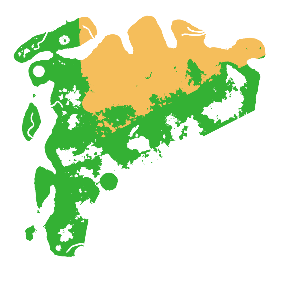 Biome Rust Map: Procedural Map, Size: 4500, Seed: 810143294