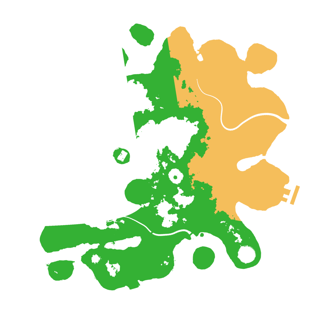 Biome Rust Map: Procedural Map, Size: 3200, Seed: 1404864317