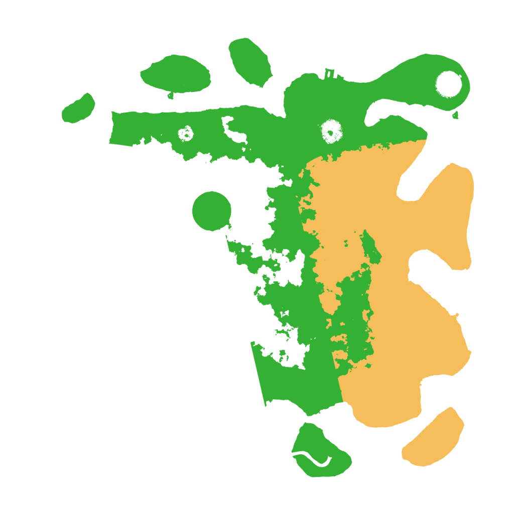 Biome Rust Map: Procedural Map, Size: 3500, Seed: 49421624