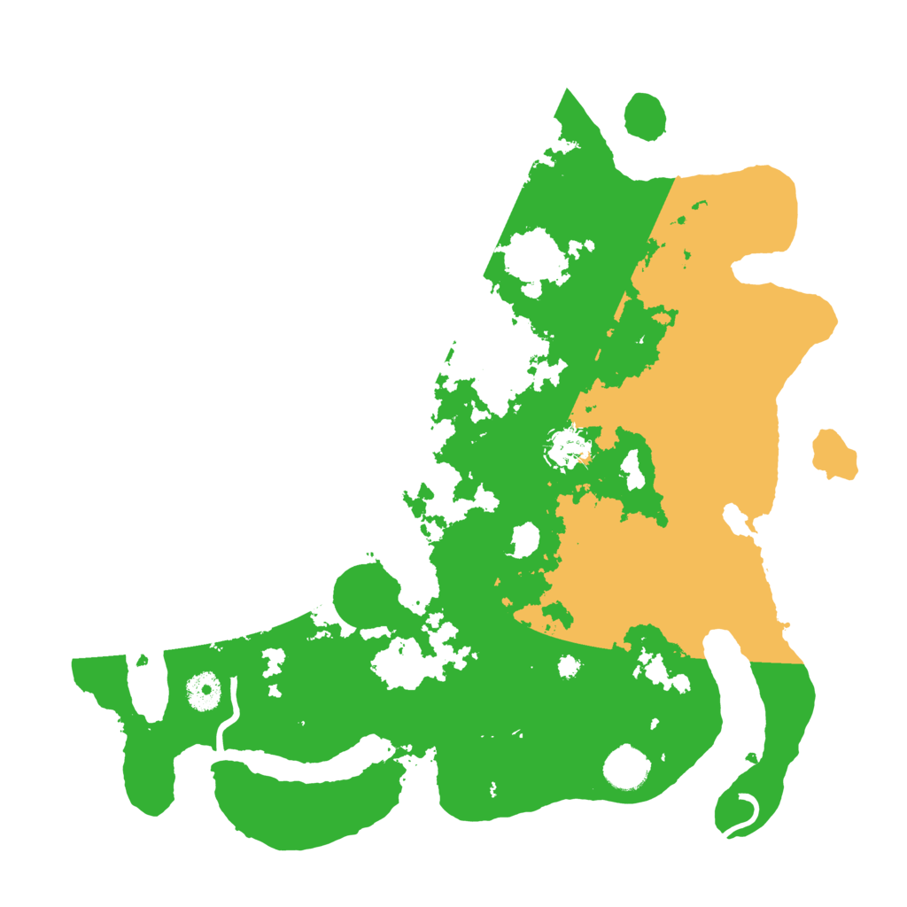 Biome Rust Map: Procedural Map, Size: 3700, Seed: 523941517