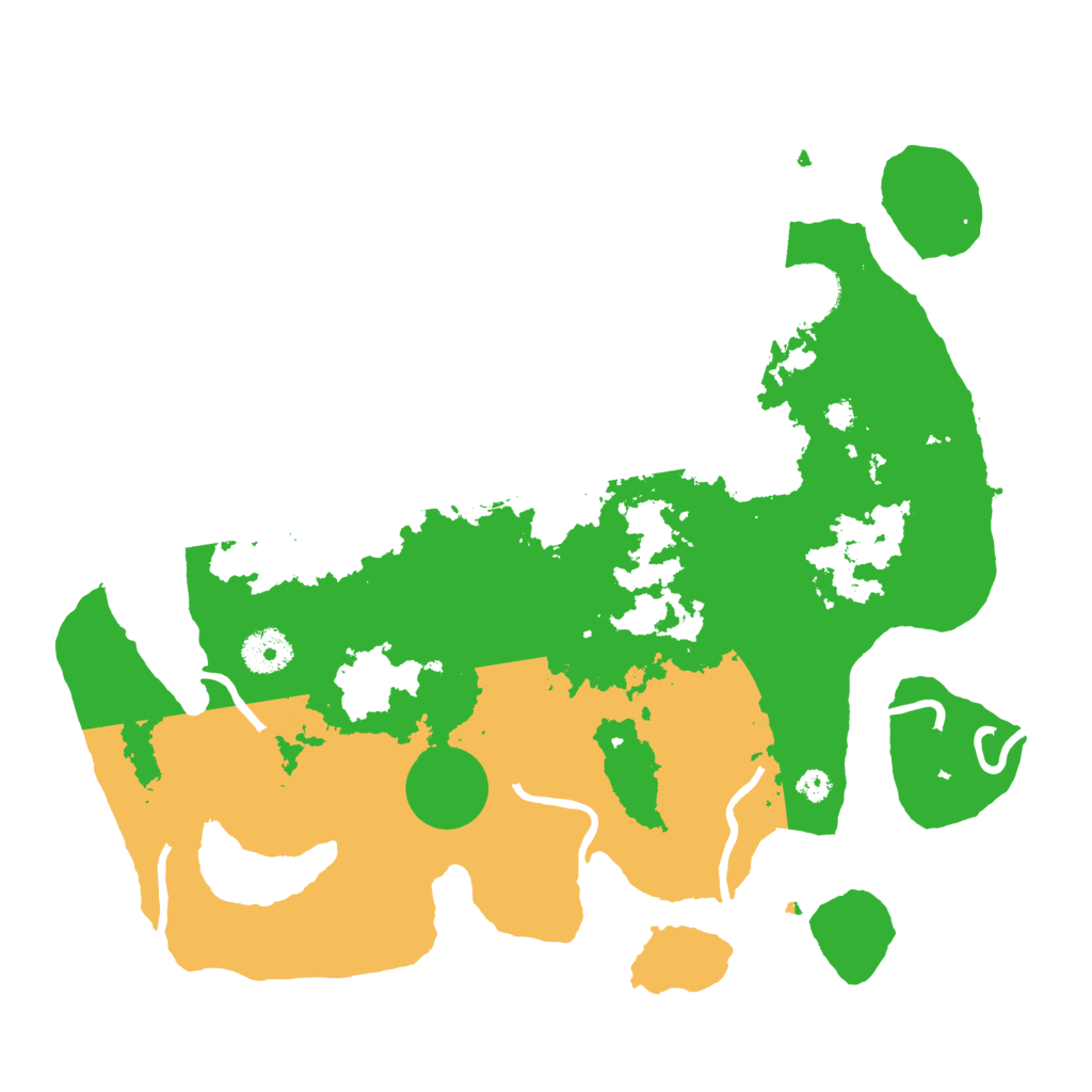 Biome Rust Map: Procedural Map, Size: 3500, Seed: 14003465