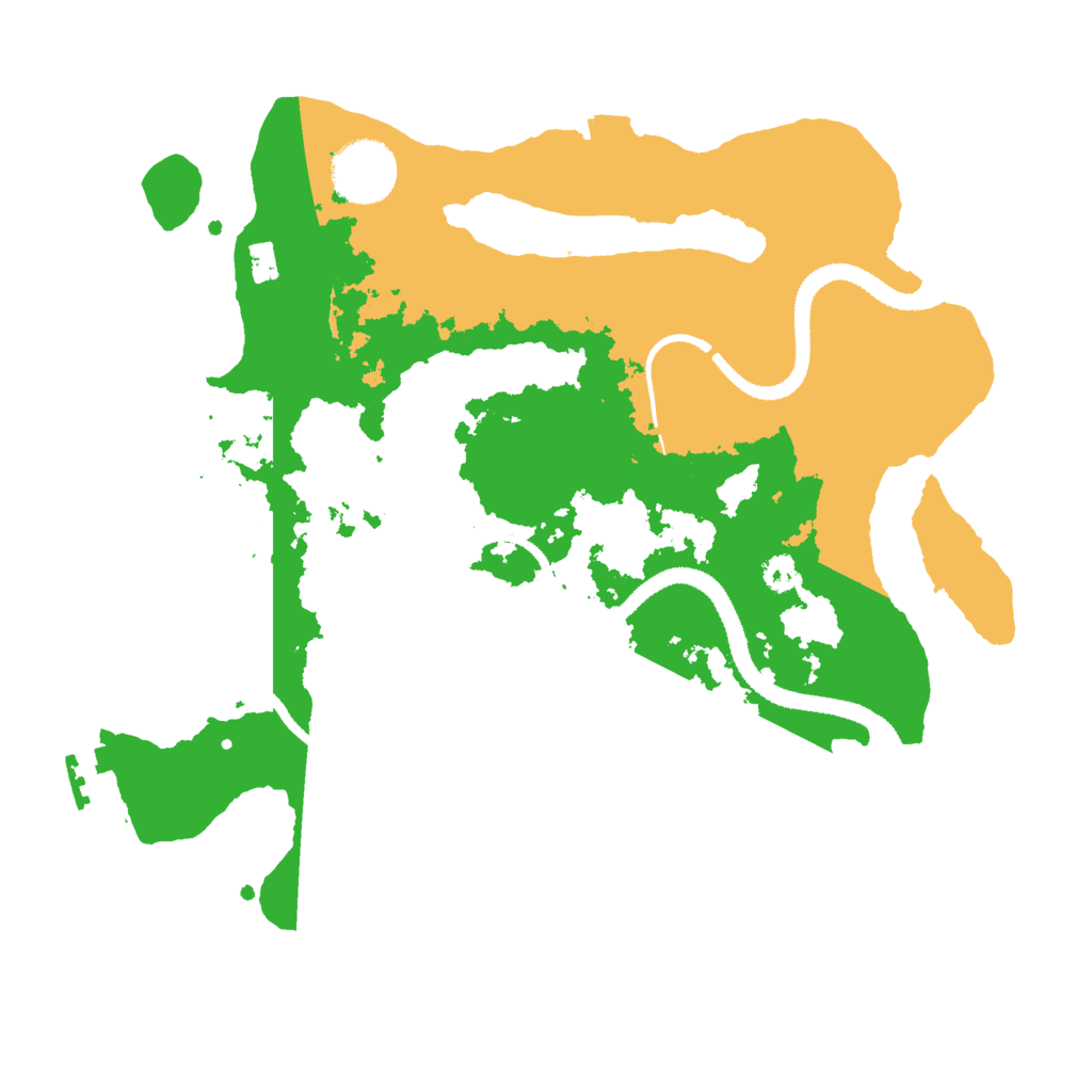 Biome Rust Map: Procedural Map, Size: 3000, Seed: 1406120633