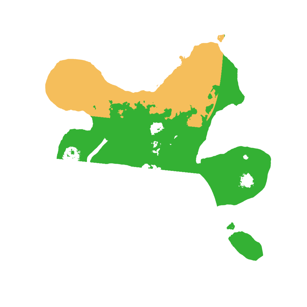 Biome Rust Map: Procedural Map, Size: 2000, Seed: 29694123