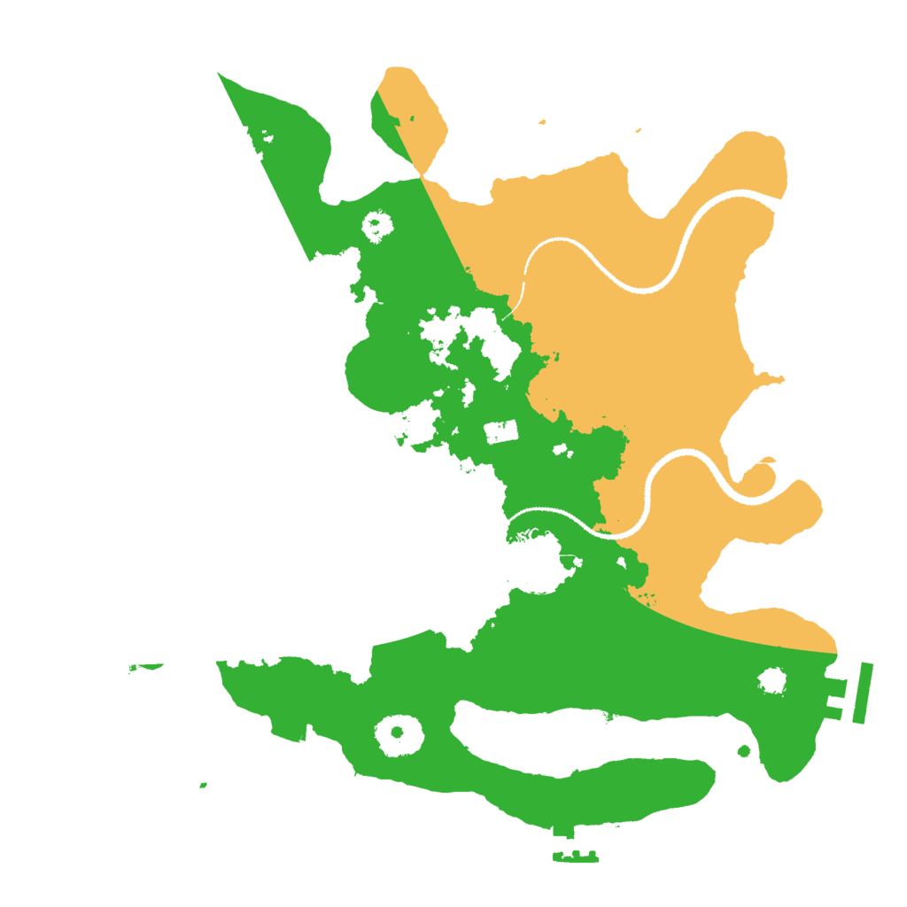 Biome Rust Map: Procedural Map, Size: 3000, Seed: 27498979