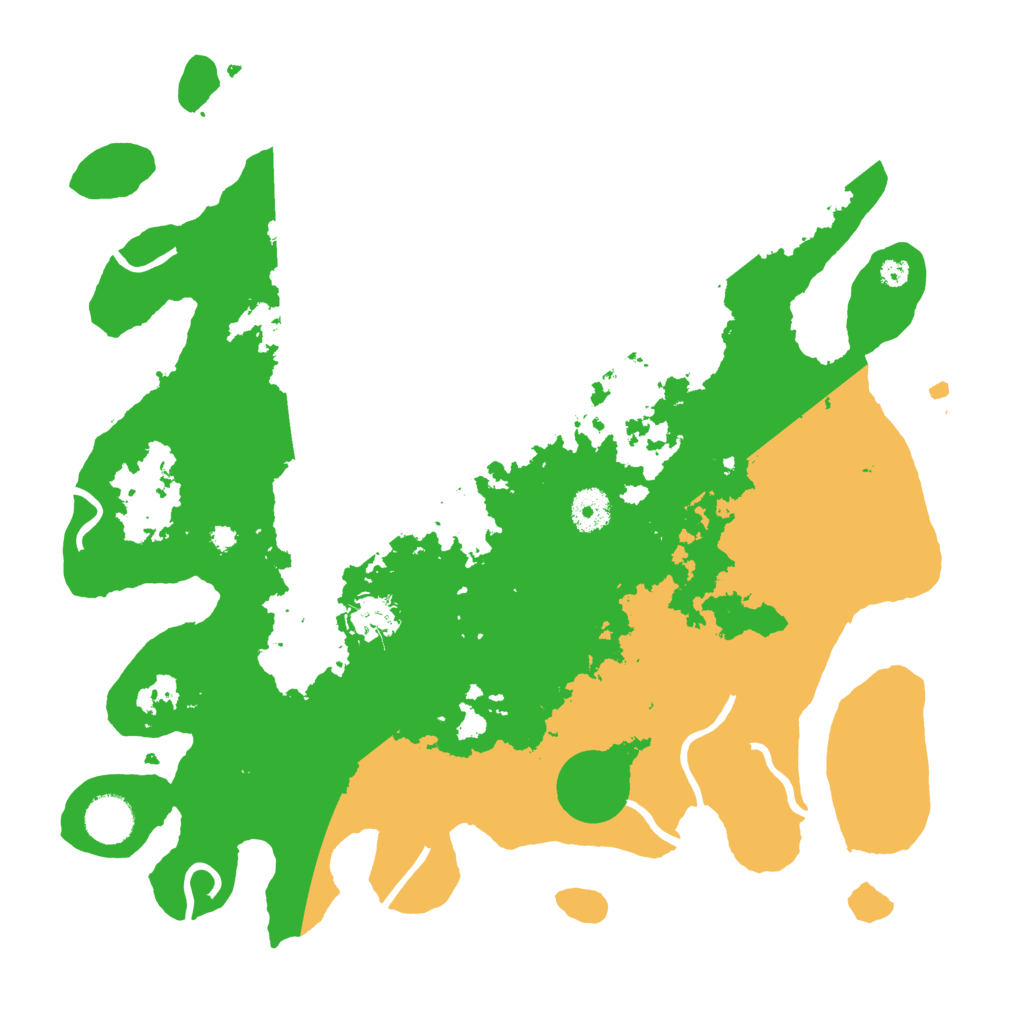 Biome Rust Map: Procedural Map, Size: 3700, Seed: 418407105