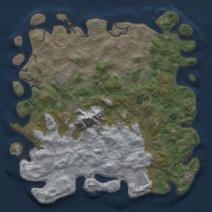 Thumbnail Rust Map: Procedural Map, Size: 5000, Seed: 20100226, 18 Monuments