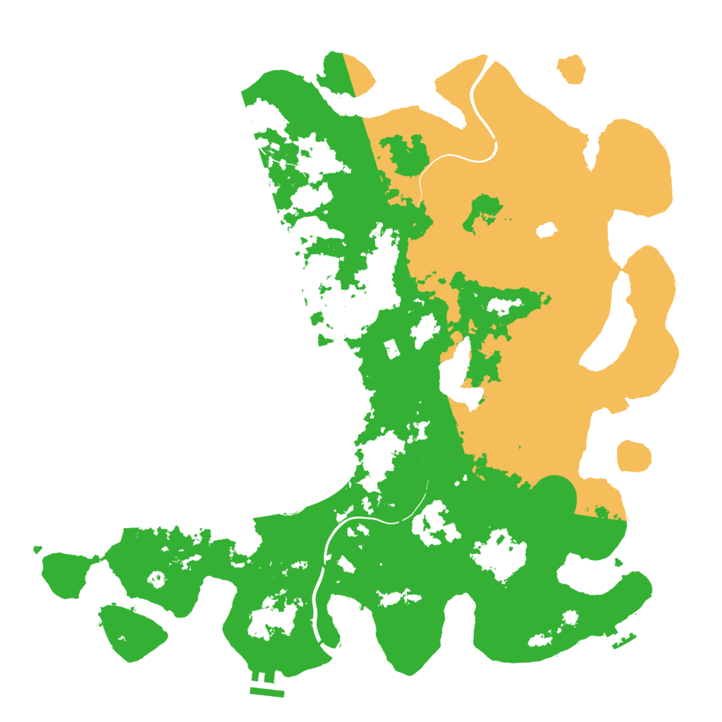 Biome Rust Map: Procedural Map, Size: 4250, Seed: 15253