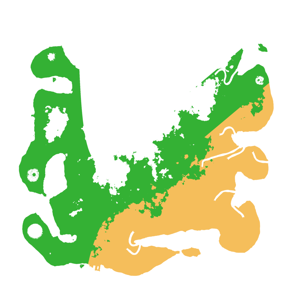 Biome Rust Map: Procedural Map, Size: 3500, Seed: 22232