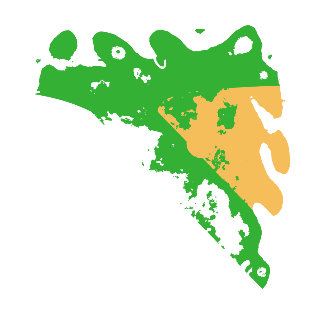 Biome Rust Map: Procedural Map, Size: 3500, Seed: 73480211
