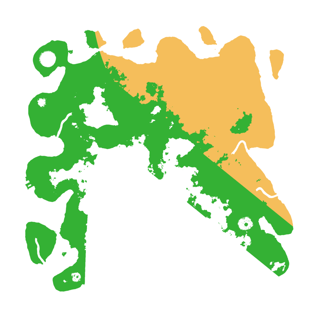 Biome Rust Map: Procedural Map, Size: 3500, Seed: 815583815