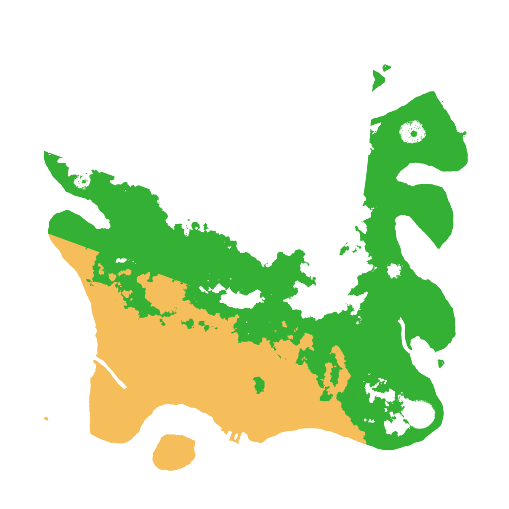 Biome Rust Map: Procedural Map, Size: 3200, Seed: 981554499