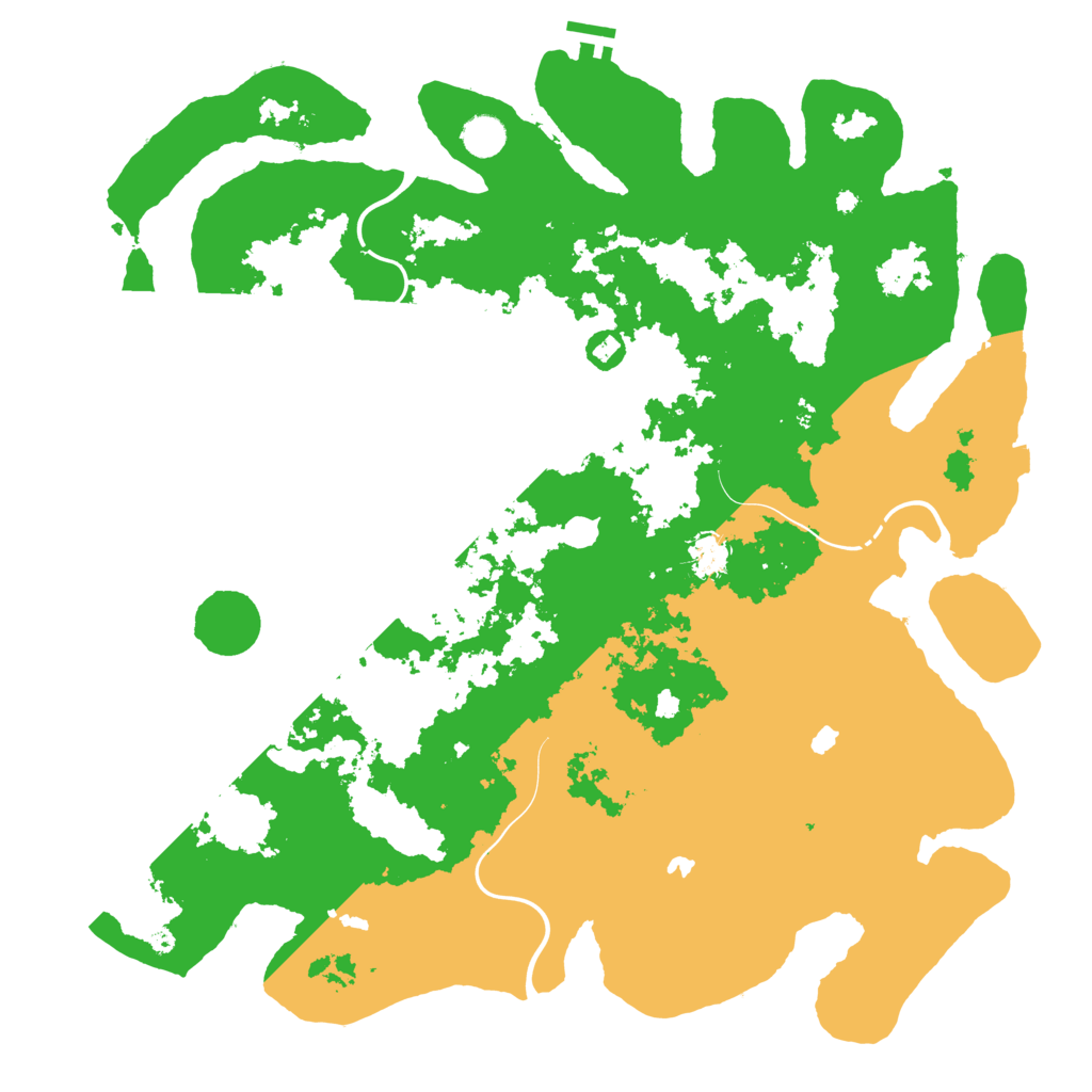 Biome Rust Map: Procedural Map, Size: 4500, Seed: 566735380