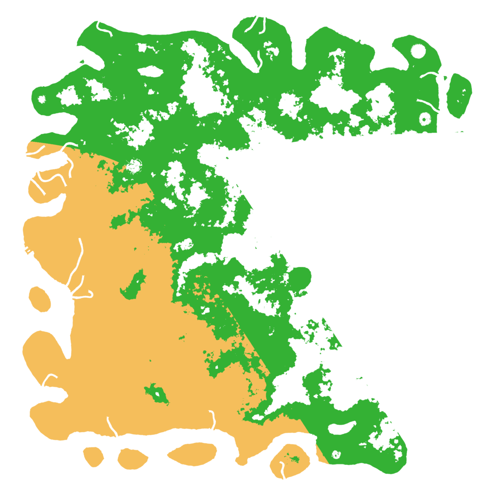 Biome Rust Map: Procedural Map, Size: 6000, Seed: 53