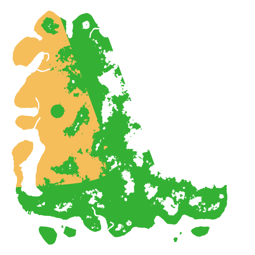 Biome Rust Map: Procedural Map, Size: 5000, Seed: 6284751