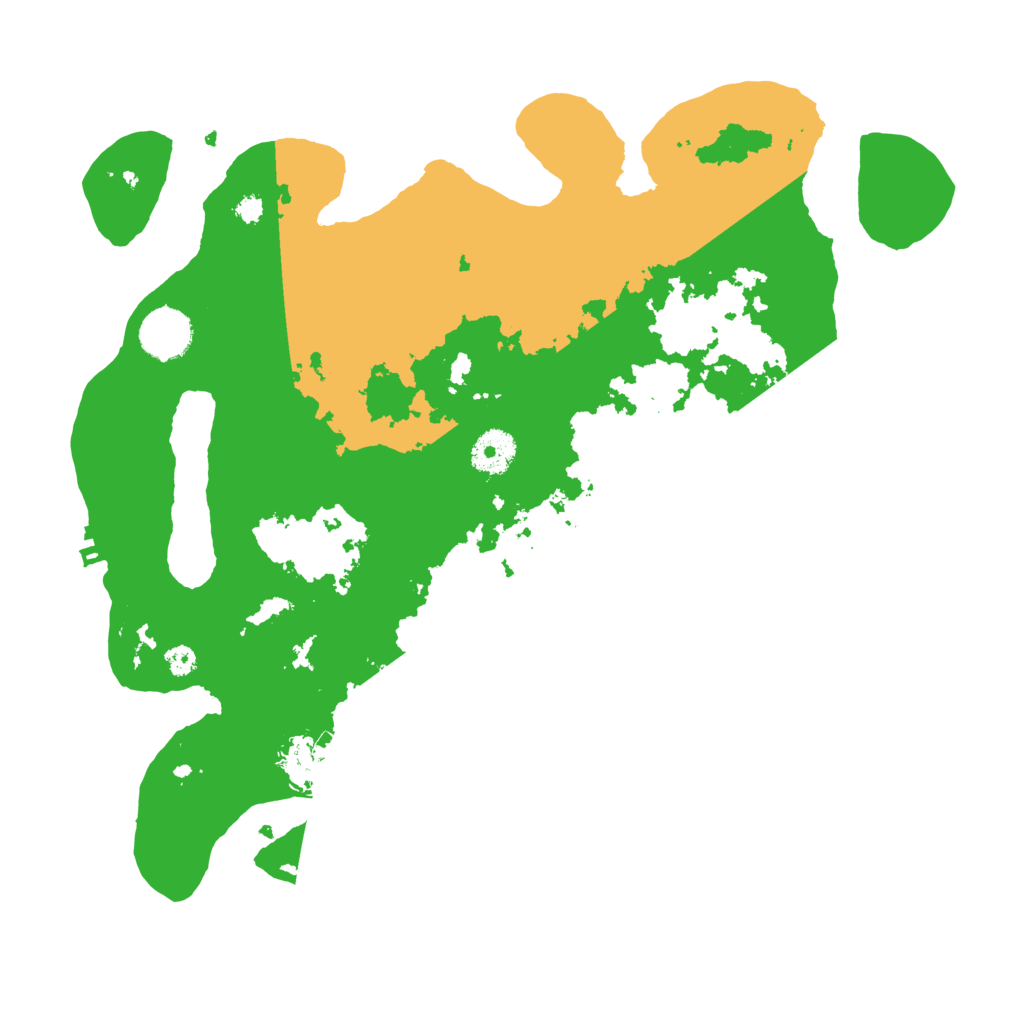 Biome Rust Map: Procedural Map, Size: 3500, Seed: 31881491
