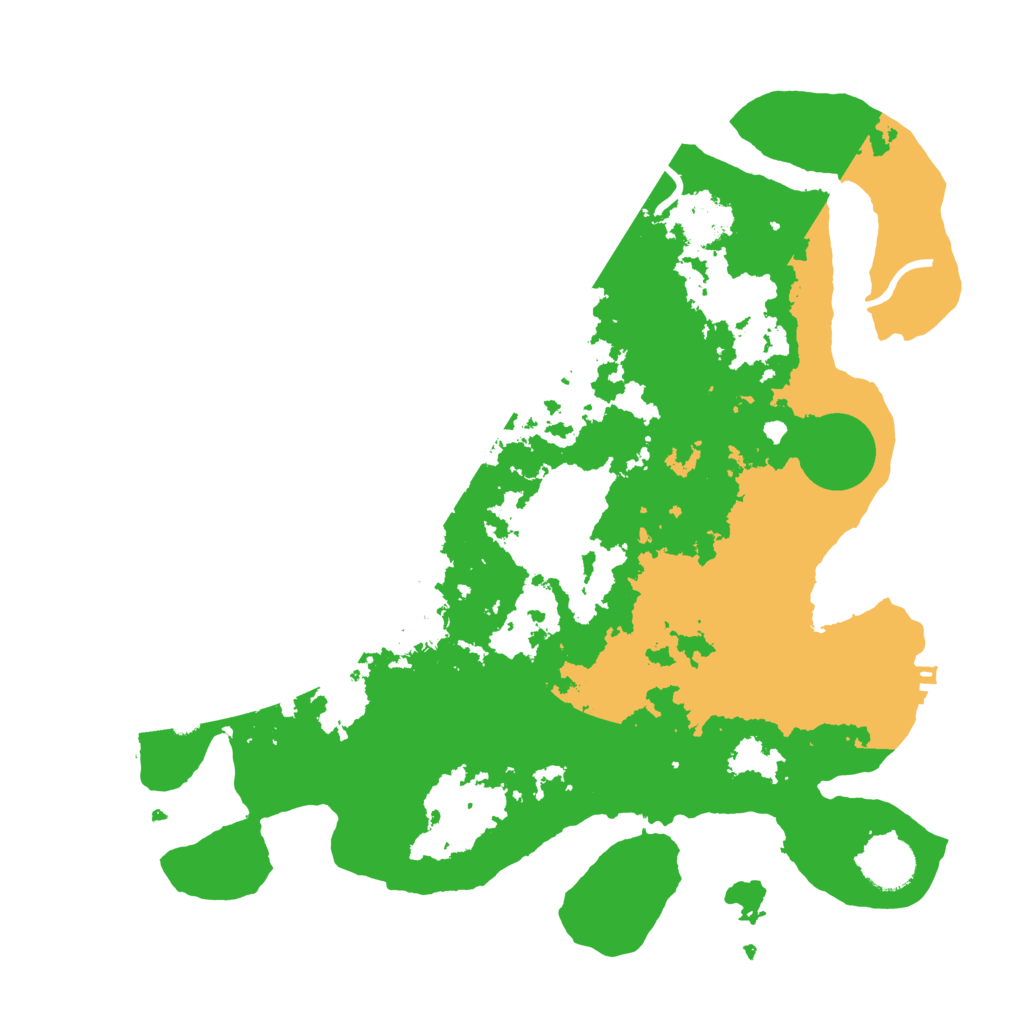 Biome Rust Map: Procedural Map, Size: 3500, Seed: 1125801334
