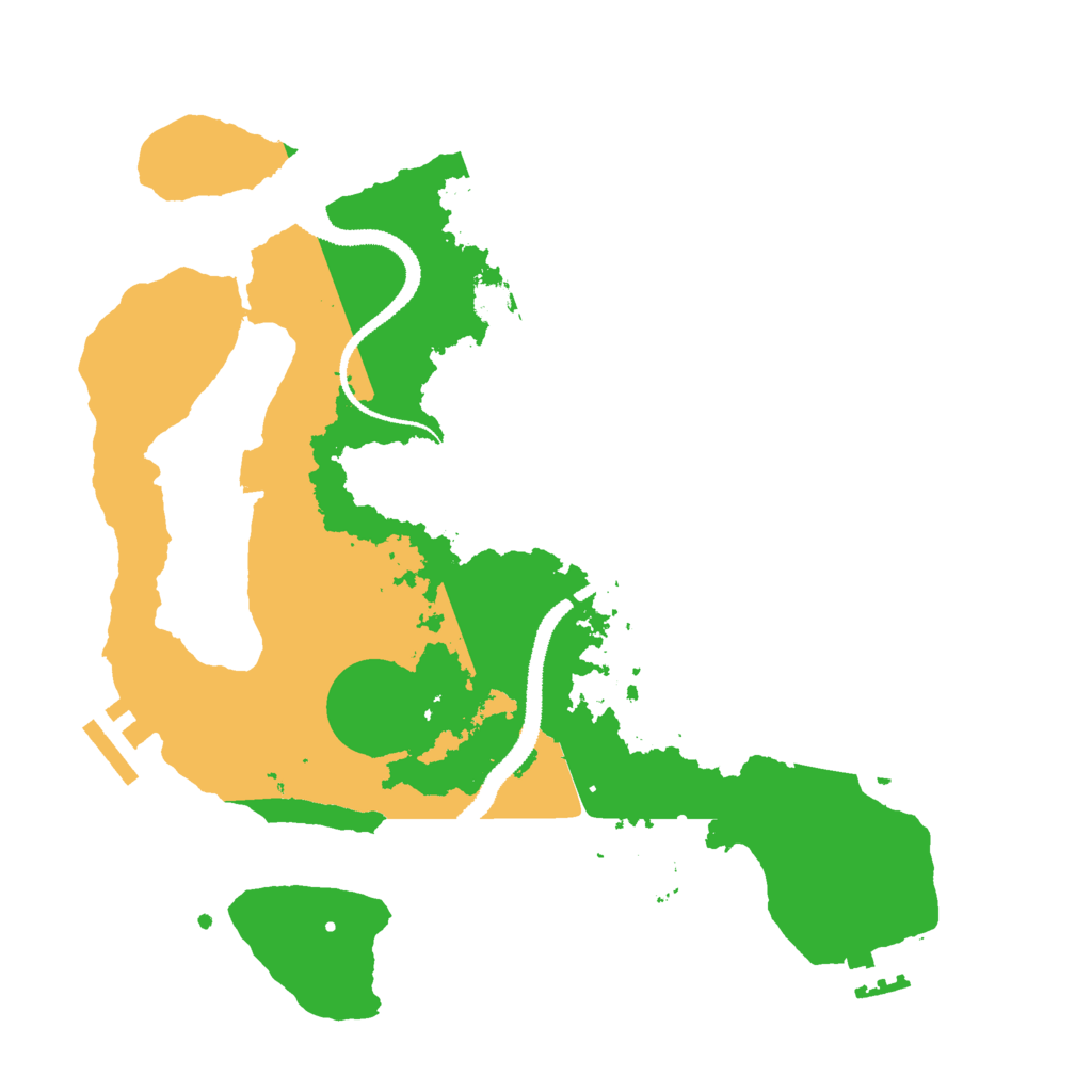 Biome Rust Map: Procedural Map, Size: 3000, Seed: 6284751