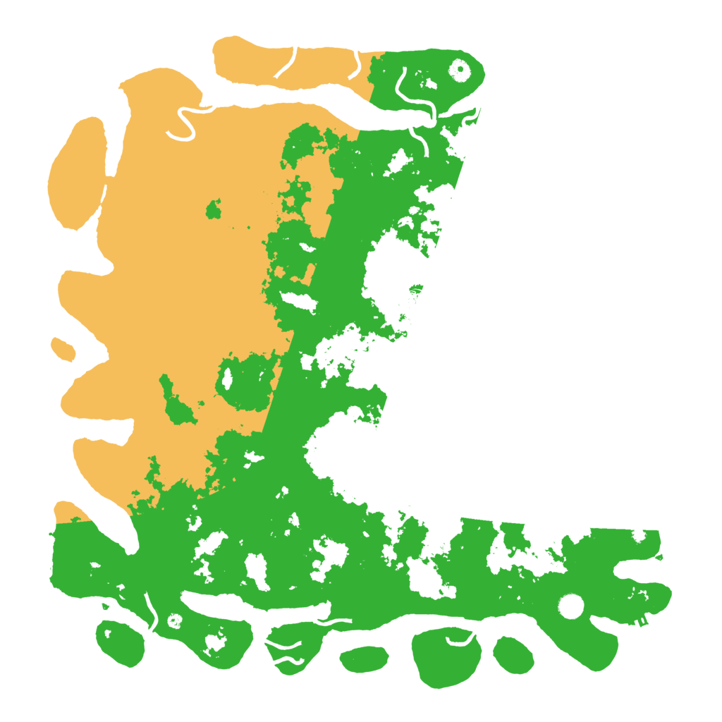 Biome Rust Map: Procedural Map, Size: 5000, Seed: 837836219