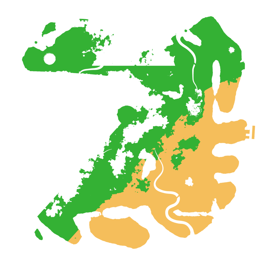 Biome Rust Map: Procedural Map, Size: 4000, Seed: 1148605