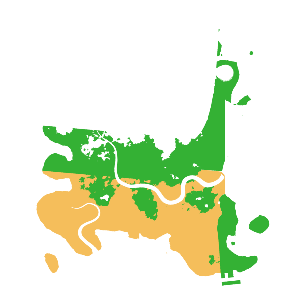 Biome Rust Map: Procedural Map, Size: 3250, Seed: 866298758