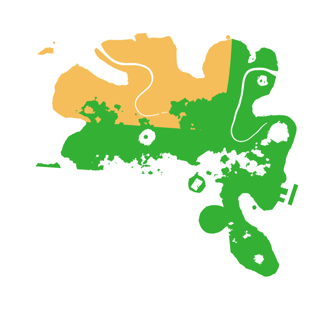 Biome Rust Map: Procedural Map, Size: 3000, Seed: 12656