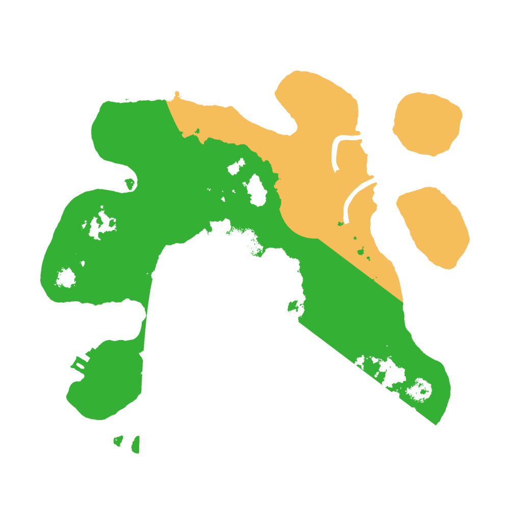 Biome Rust Map: Procedural Map, Size: 2469, Seed: 1833486345