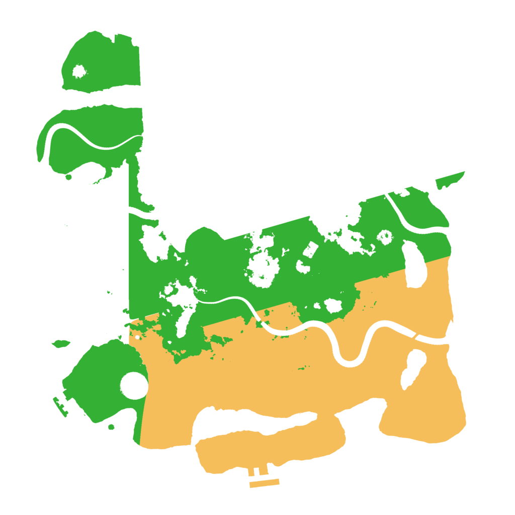 Biome Rust Map: Procedural Map, Size: 3500, Seed: 605202312