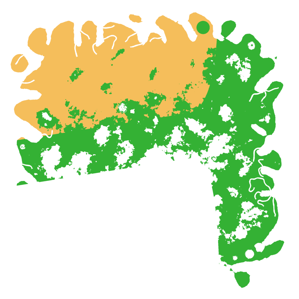 Biome Rust Map: Procedural Map, Size: 6000, Seed: 49532